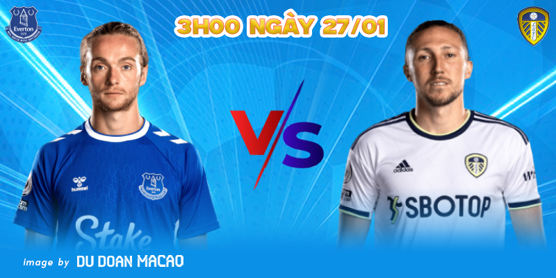 Everton đấu với Leeds United