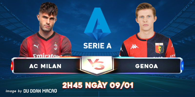 AC Milan đấu với Genoa