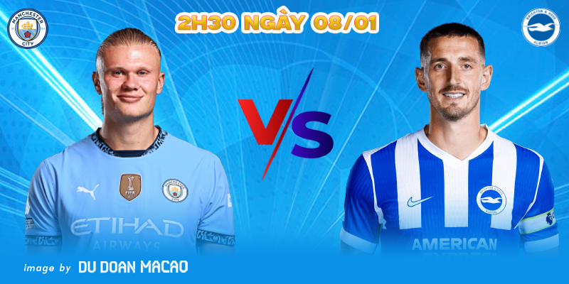 Man City đấu với Brighton