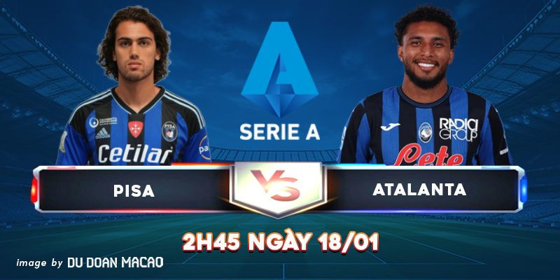 Pisa đấu với Atalanta